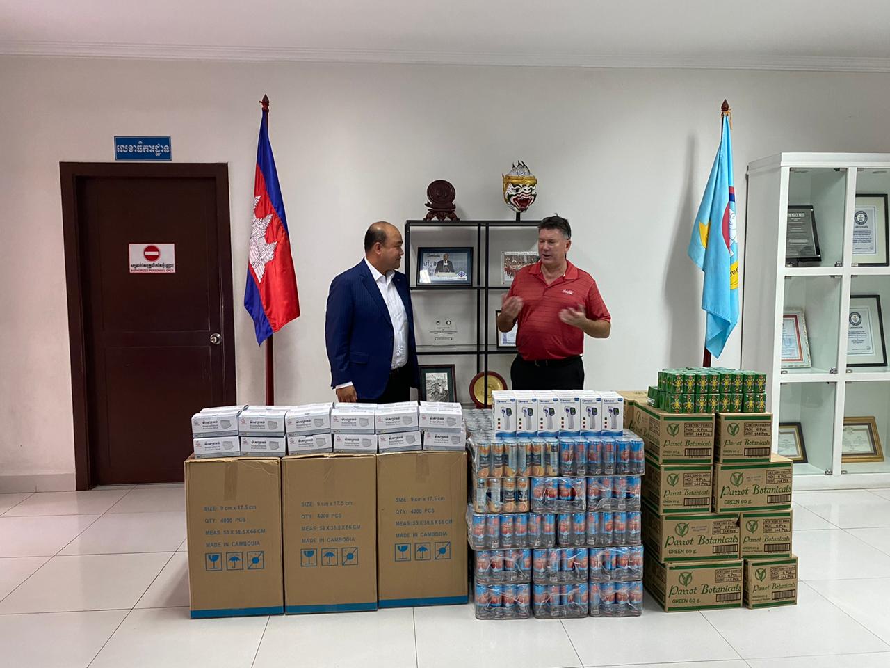 Coca-Cola Supporting Cambodian COVID-19 Response through 200 thousand USD donation